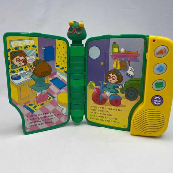 Fisher-Price Little People Shapes in Our House Electronic Learning Book Kids Toy - Picture 5 of 9